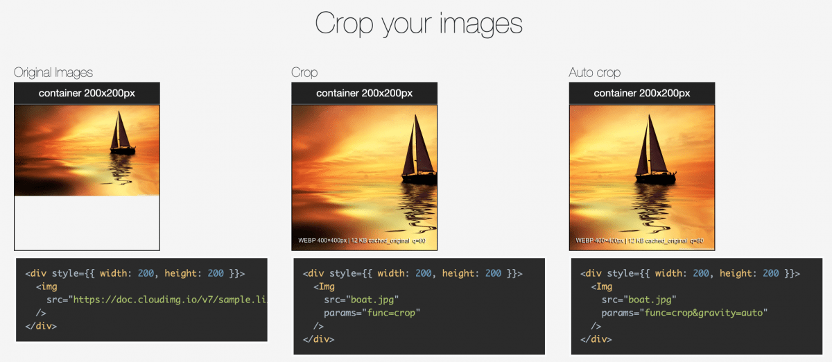 func = crop examples